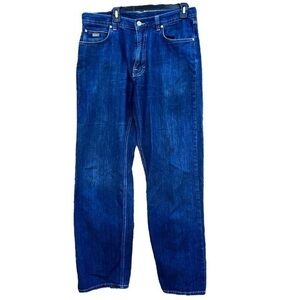 Hugo Boss dark blue jeans men’s size 36 waist, 32 length